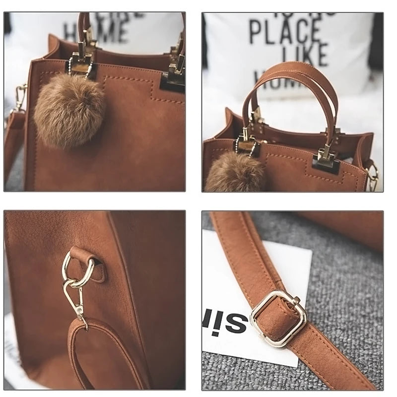 Bolsa de Viagem Feminina Luxo | Ombro e Tiracolo com Charme Pompom