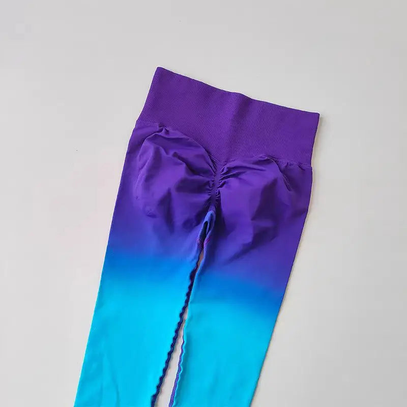 Calça Legging Fitness Feminina Gradient – Modeladora e Confortável para Treino e Jogging