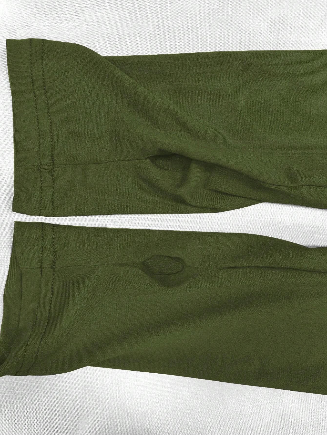 Camiseta Longa Feminina de Outono | Gola Redonda e Estilo High Street