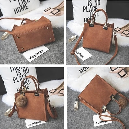 Bolsa de Viagem Feminina Luxo | Ombro e Tiracolo com Charme Pompom