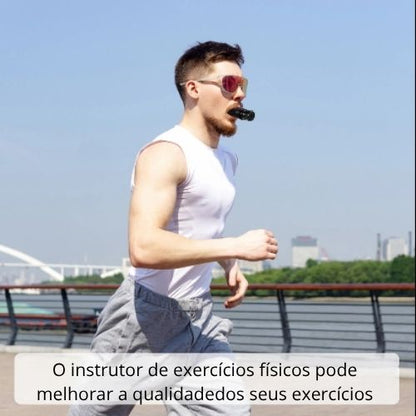 Aparelho de Exercício Respiratório Portátil – Fortaleça o Pulmão com Níveis de Resistência