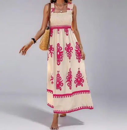Vestido Feminino Estilo Boêmio Retrô | Estampado, Fashion e Elegante
