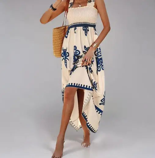 Vestido Feminino Estilo Boêmio Retrô | Estampado, Fashion e Elegante