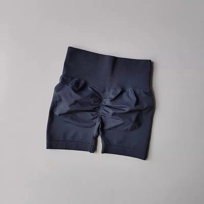 Shorts Feminino Cintura Alta para Yoga – Levanta Bumbum e Respirável para Treino