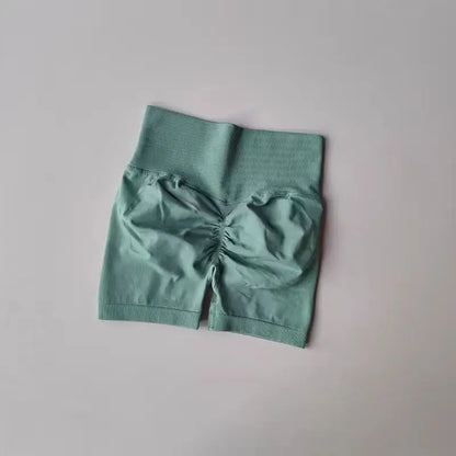 Shorts Feminino Cintura Alta para Yoga – Levanta Bumbum e Respirável para Treino
