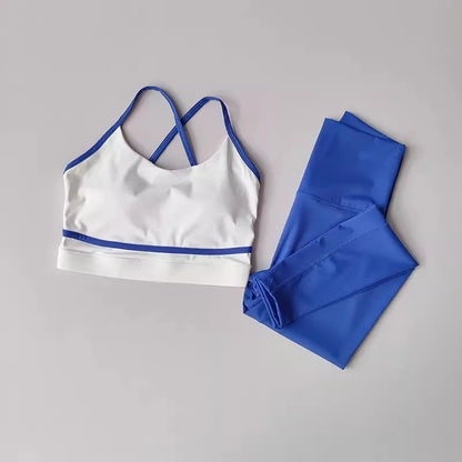 Conjunto Esportivo Feminino para Yoga e Treino – Conforto e Suporte com Legging e Top