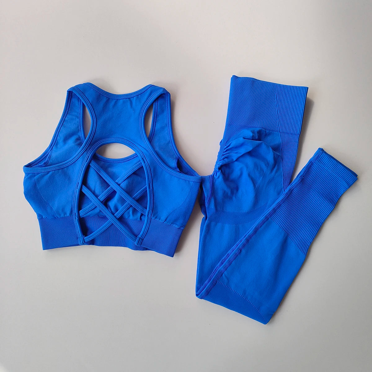 Conjunto Fitness Feminino Completo – Sutiã e Legging Modeladora para Academia e Corrida