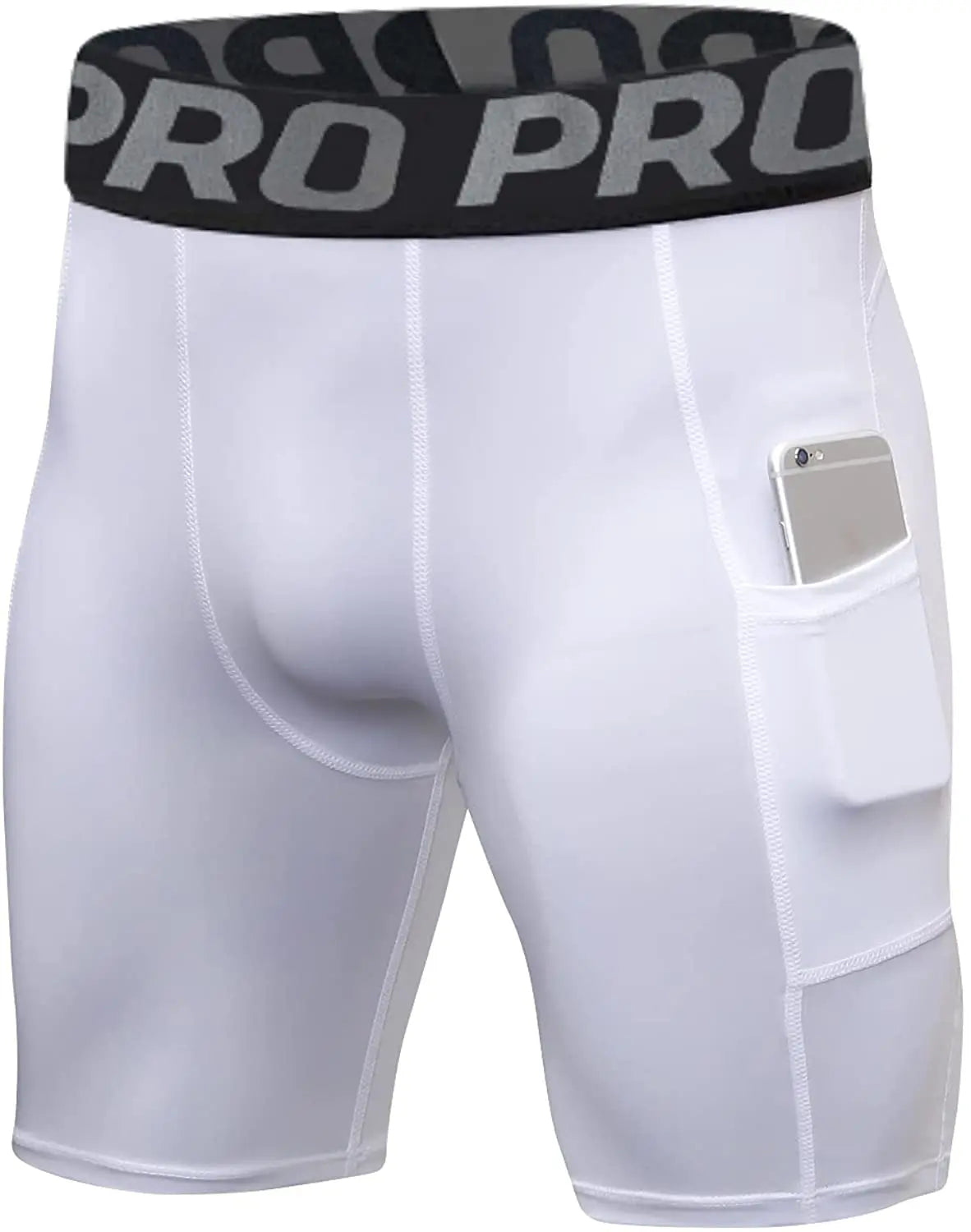 Shorts Masculino Academia com Bolsos + Legging Compressão para Corrida e Basquete
