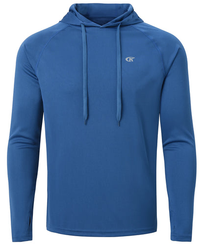 Camiseta Masculina Manga Longa UPF 50+ – Protetor Solar para Corrida e Esportes