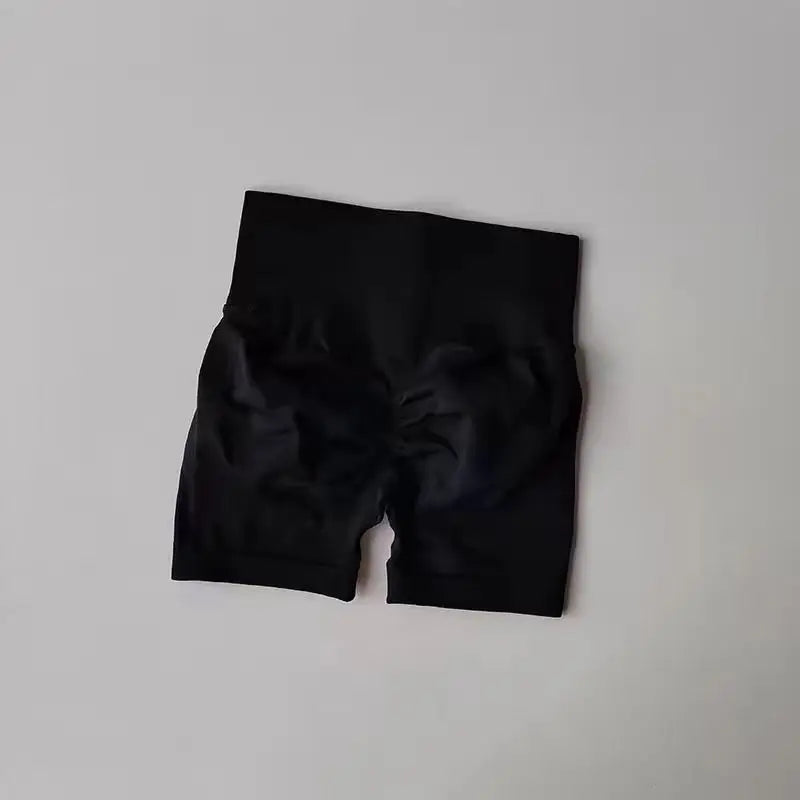 Shorts Feminino Cintura Alta para Yoga – Levanta Bumbum e Respirável para Treino