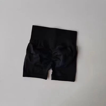 Shorts Feminino Cintura Alta para Yoga – Levanta Bumbum e Respirável para Treino