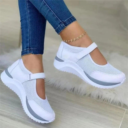Tênis Casual Feminino com Sola Alta | Leve, Estiloso e Ideal para o Dia a Dia