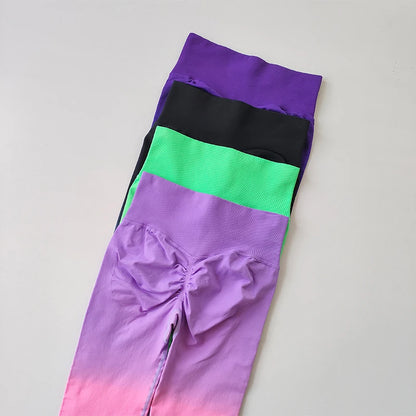 Calça Legging Fitness Feminina Gradient – Modeladora e Confortável para Treino e Jogging
