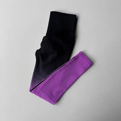 Calça Legging Fitness Feminina Gradient – Modeladora e Confortável para Treino e Jogging