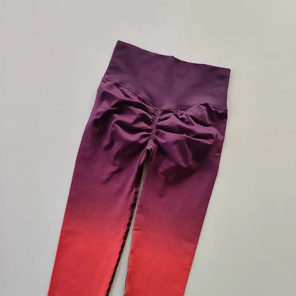 Calça Legging Fitness Feminina Gradient – Modeladora e Confortável para Treino e Jogging