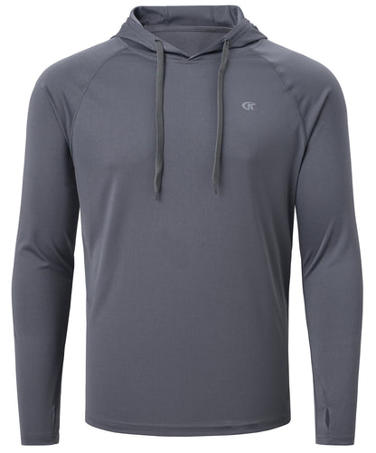 Camiseta Masculina Manga Longa UPF 50+ – Protetor Solar para Corrida e Esportes