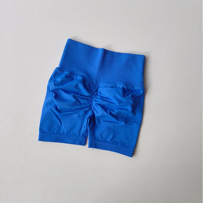 Shorts Feminino Cintura Alta para Yoga – Levanta Bumbum e Respirável para Treino