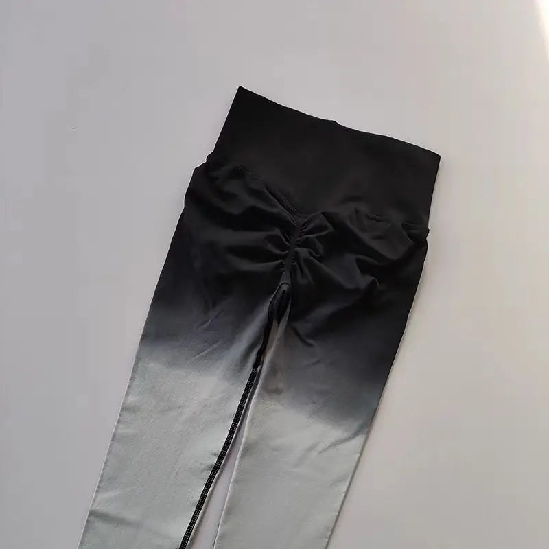 Calça Legging Fitness Feminina Gradient – Modeladora e Confortável para Treino e Jogging