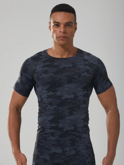 Camiseta Masculina Compressão Quick Dry – Ideal para Corrida, Crossfit e Treinos Intensos