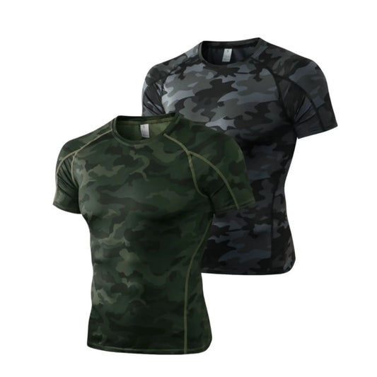 Camiseta Masculina Compressão Quick Dry – Ideal para Corrida, Crossfit e Treinos Intensos