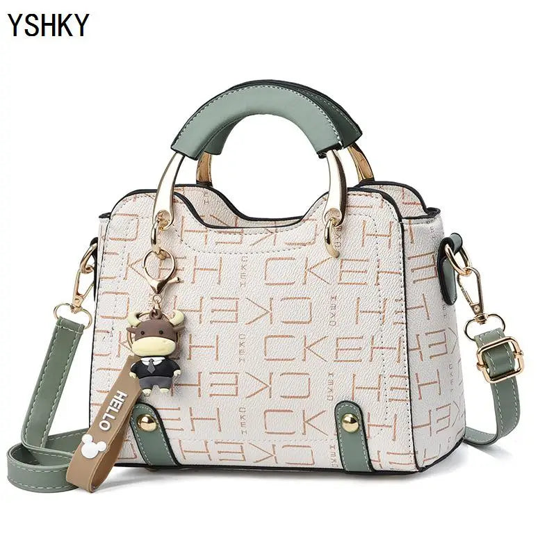 New brand shoulder Bag for 2024 luxury designer handbag women Handbags leather Printed monogram single shoulder straddle bag