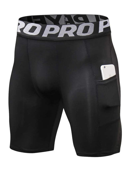 Shorts Masculino Academia com Bolsos + Legging Compressão para Corrida e Basquete