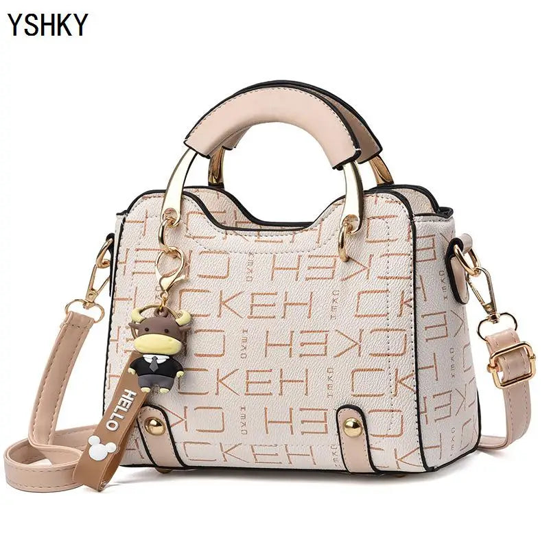 New brand shoulder Bag for 2024 luxury designer handbag women Handbags leather Printed monogram single shoulder straddle bag