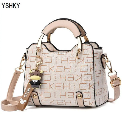 New brand shoulder Bag for 2024 luxury designer handbag women Handbags leather Printed monogram single shoulder straddle bag