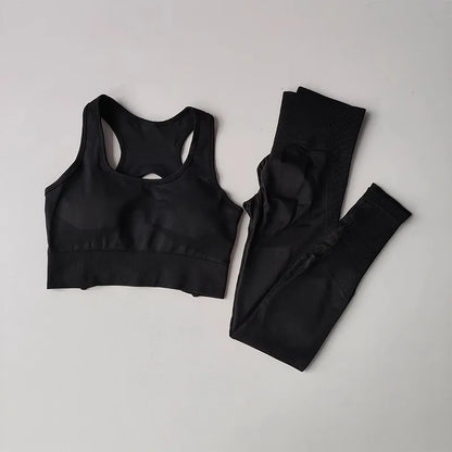 Conjunto Fitness Feminino Completo – Sutiã e Legging Modeladora para Academia e Corrida