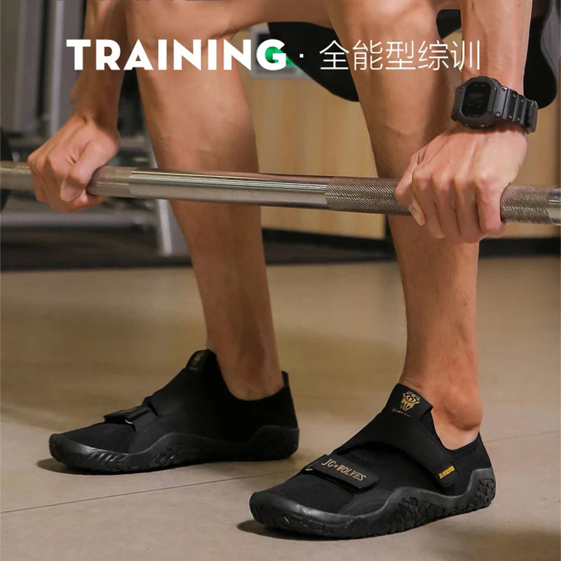 Tênis Esportivo Barefoot para Academia – Leve, Estável e Antiderrapante para Agachamento e Peso Livre