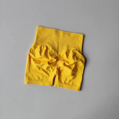 Shorts Feminino Cintura Alta para Yoga – Levanta Bumbum e Respirável para Treino