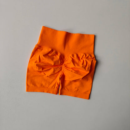 Shorts Feminino Cintura Alta para Yoga – Levanta Bumbum e Respirável para Treino