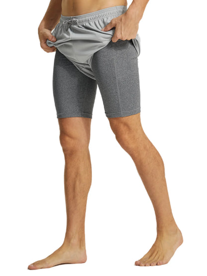 Shorts Masculino Dupla Camada para Academia – Conforto e Performance no Treino