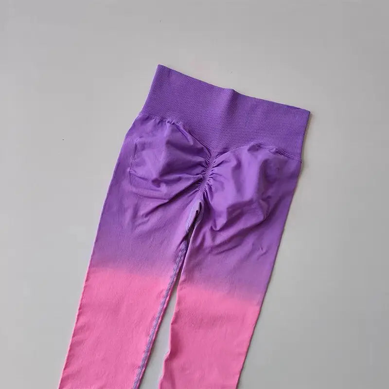 Calça Legging Fitness Feminina Gradient – Modeladora e Confortável para Treino e Jogging