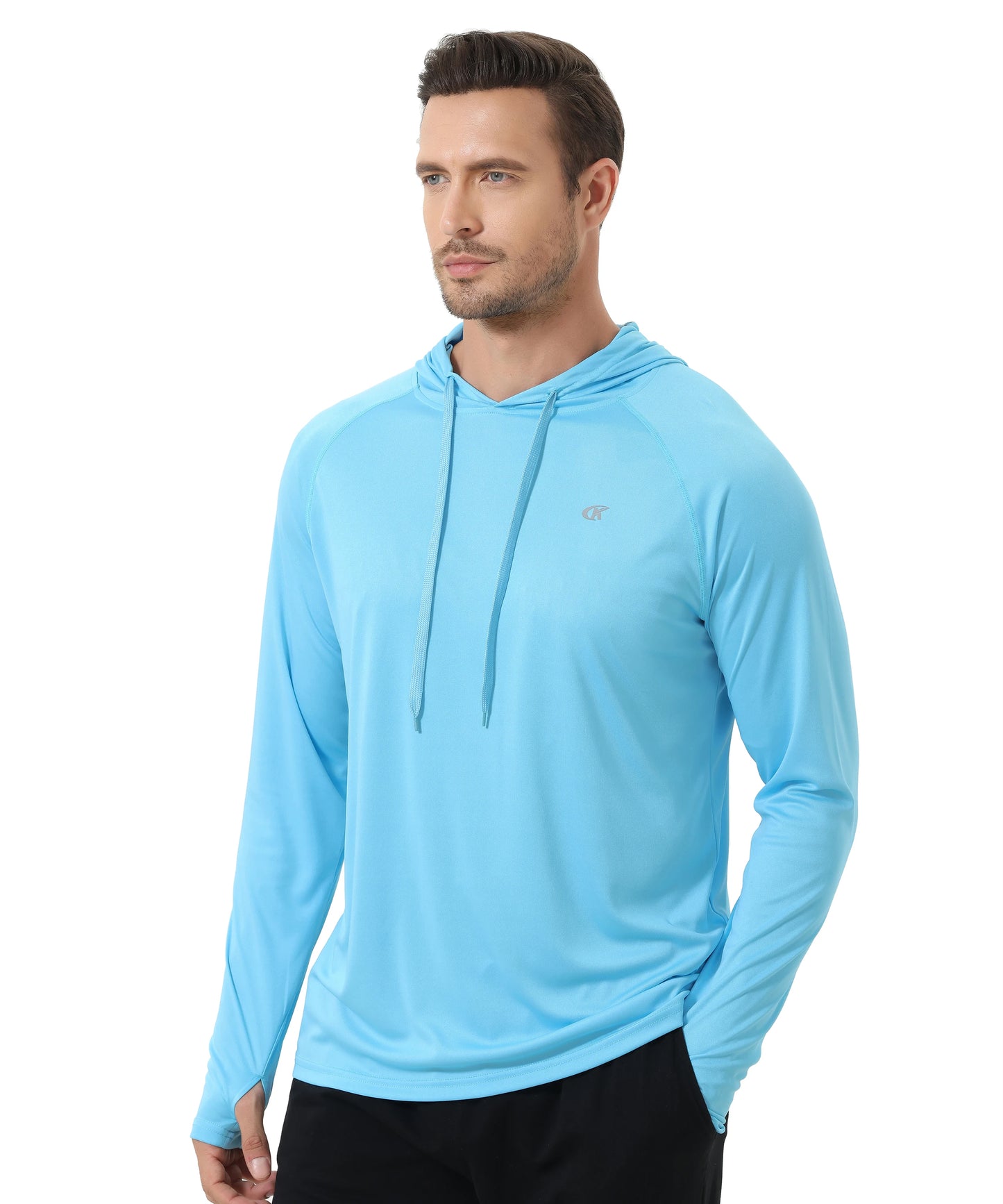 Camiseta Masculina Manga Longa UPF 50+ – Protetor Solar para Corrida e Esportes