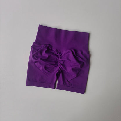 Shorts Feminino Cintura Alta para Yoga – Levanta Bumbum e Respirável para Treino