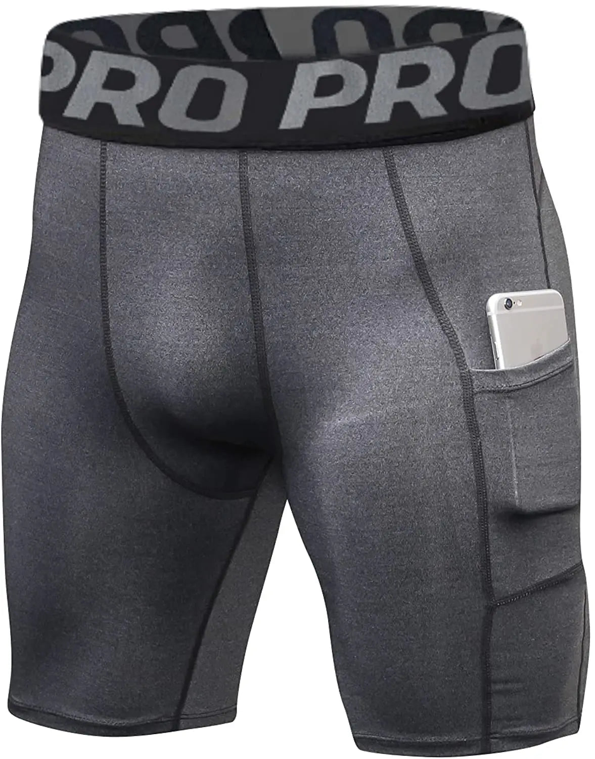 Shorts Masculino Academia com Bolsos + Legging Compressão para Corrida e Basquete