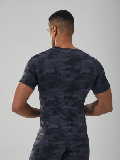 Camiseta Masculina Compressão Quick Dry – Ideal para Corrida, Crossfit e Treinos Intensos