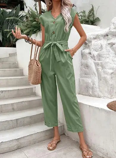 Macacão Casual Chic Feminino | Perfeito para o Escritório ou Passeios