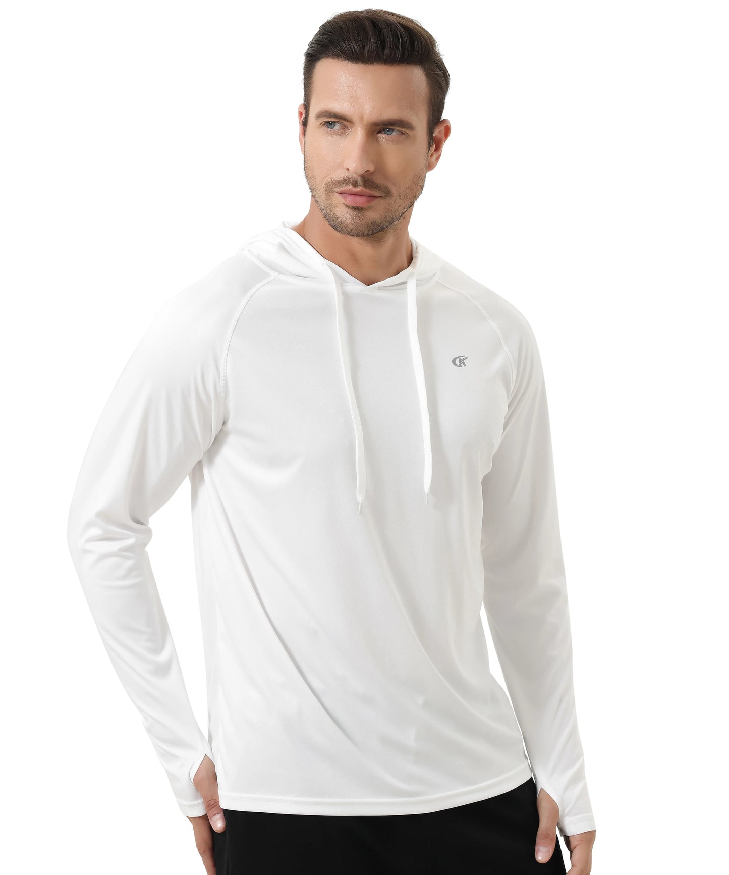 Camiseta Masculina Manga Longa UPF 50+ – Protetor Solar para Corrida e Esportes